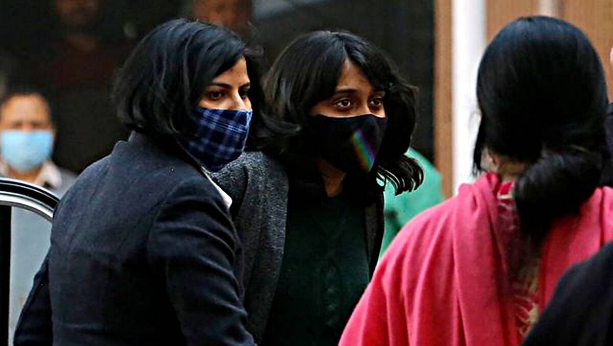 Disha Ravi arrives at a court in New Delhi  (File Photo: Reuters)