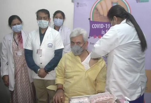 LG Manoj Sinha urged eligible people to come forward to get  vaccine