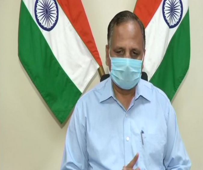 Delhi health minister Satyendar Jain.