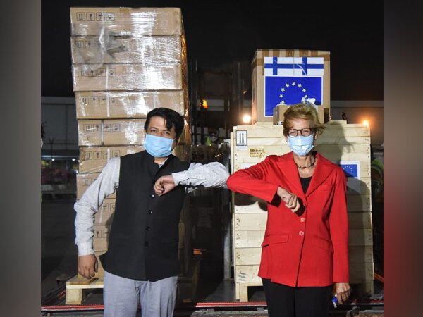 More ventilators, oxygen cylinders arrive in India from Europe on Thursday.