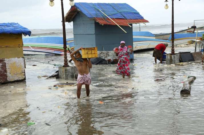 Cyclone Tauktae striking the coasts ofSeveral States (File Photo)