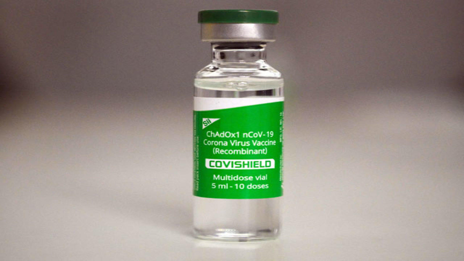 vials of Covishield vaccine