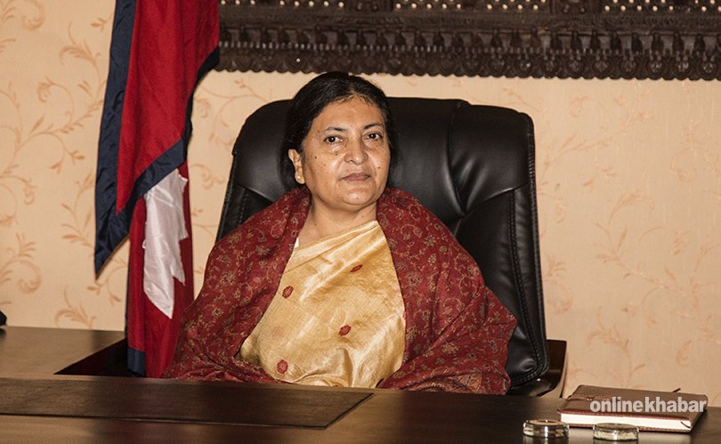 Nepal President Bidhya Devi Bhandari