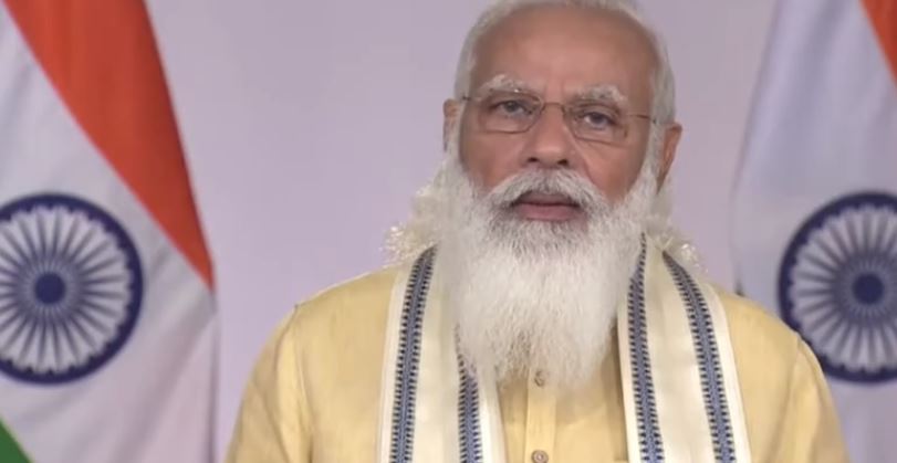 Prime Minister Narendra Modi  addressing the Nation