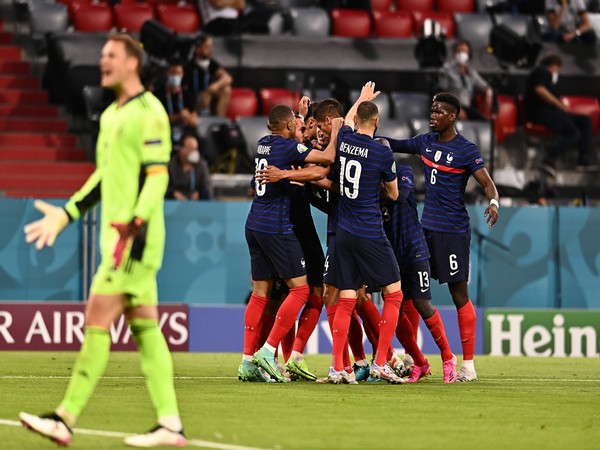 France players celebrating against Germany (Photo: Twitter/UEFA Euro 2020)