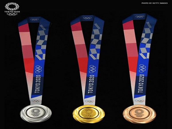 First, second and third place medal (Image: #Tokyo2020 for India's Twitter)