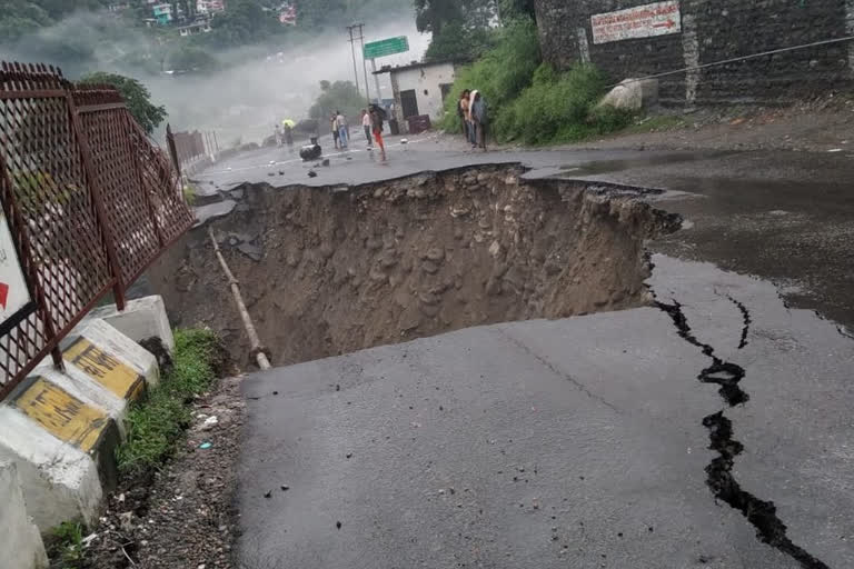 Many Highways blocked due to landslide