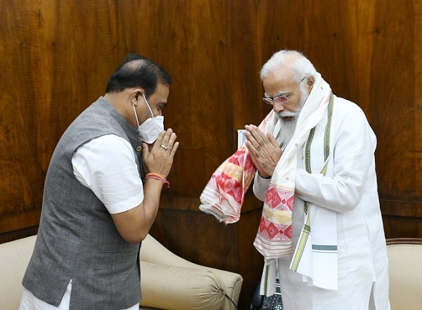 Himanta Biswa Sarma meets PM Modi