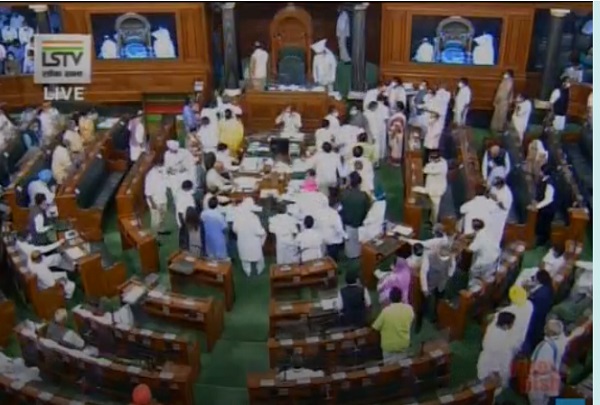 Lok Sabha adjourned till Tuesday