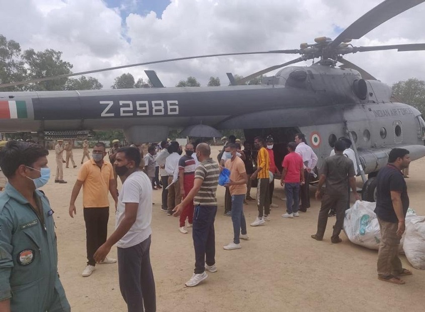 IAF has dropped almost 5000 kg of relief material