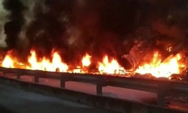 Two Vehicles Caught Fire