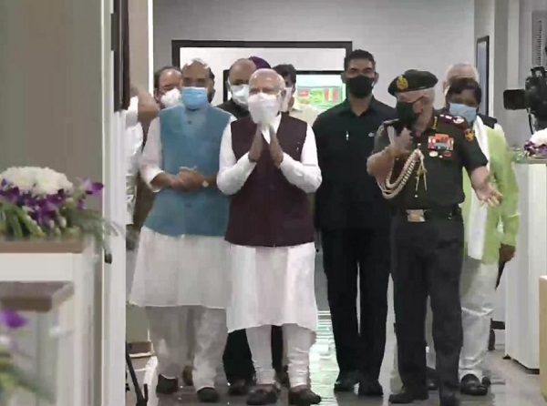 Prime Minister Narendra Modi Inaugurated the Defence Offices Complexes