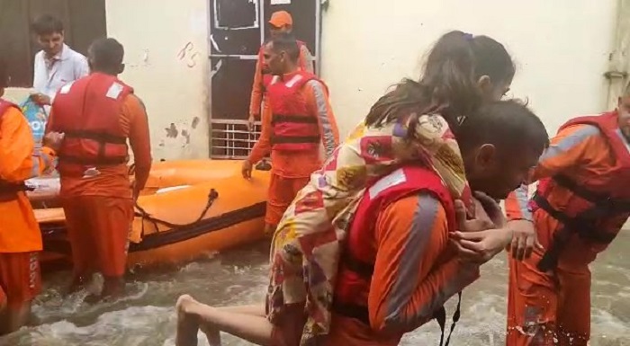 DRF team carried out rescue operations