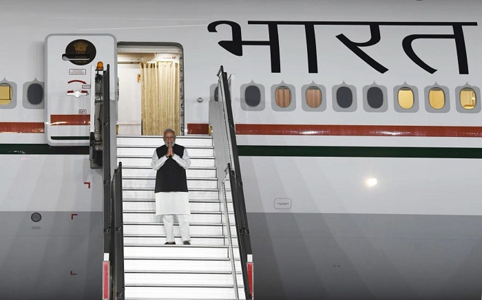 Prime Minister Narendra Modi arrived in Rome