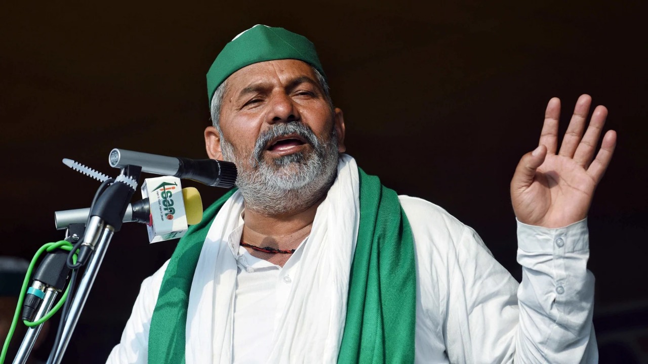 Bharatiya Kisan Union leader Rakesh Tikait