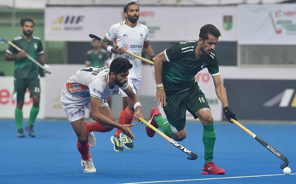 Indian and Pakistani hockey team