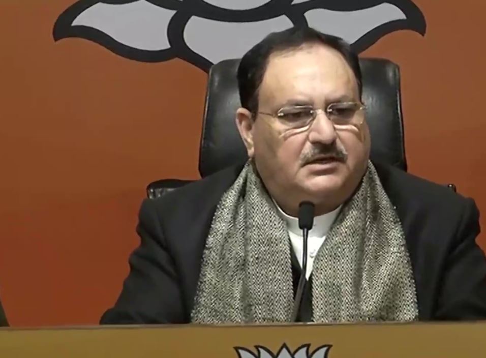 BJP national president JP Nadda