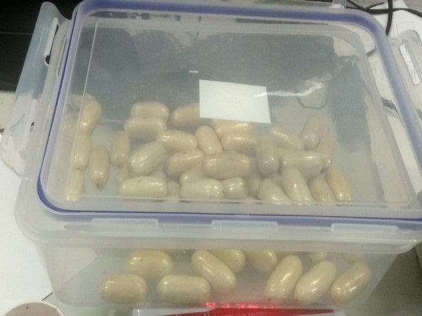 Capsules containing heroin