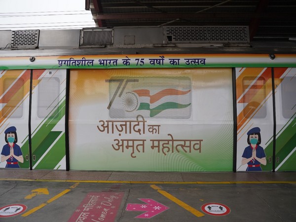 Delhi Metro launches special train to commemorate 'Azadi Ka Amrit Mahotsav'