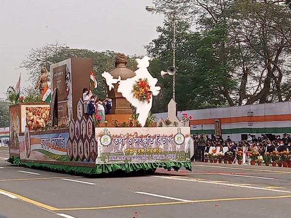 Netaji Subhas Chandra Bose tableau in Kolkata Republic Day parade