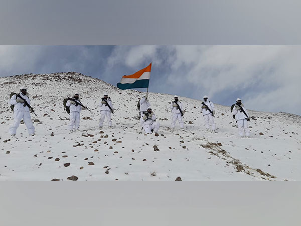 ITBP celebrates 73rd Republic Day at -40 degrees in Ladakh