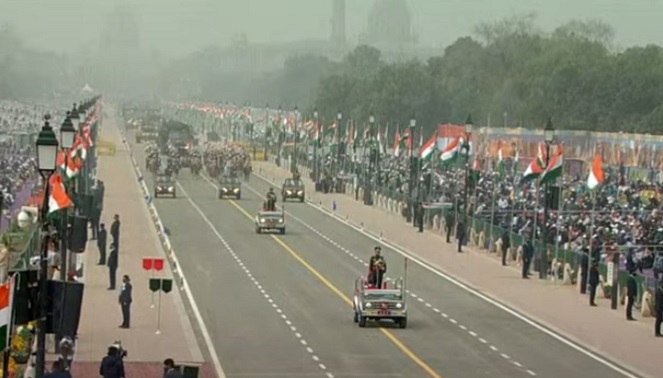 Republic Day parade underway at Rajpath