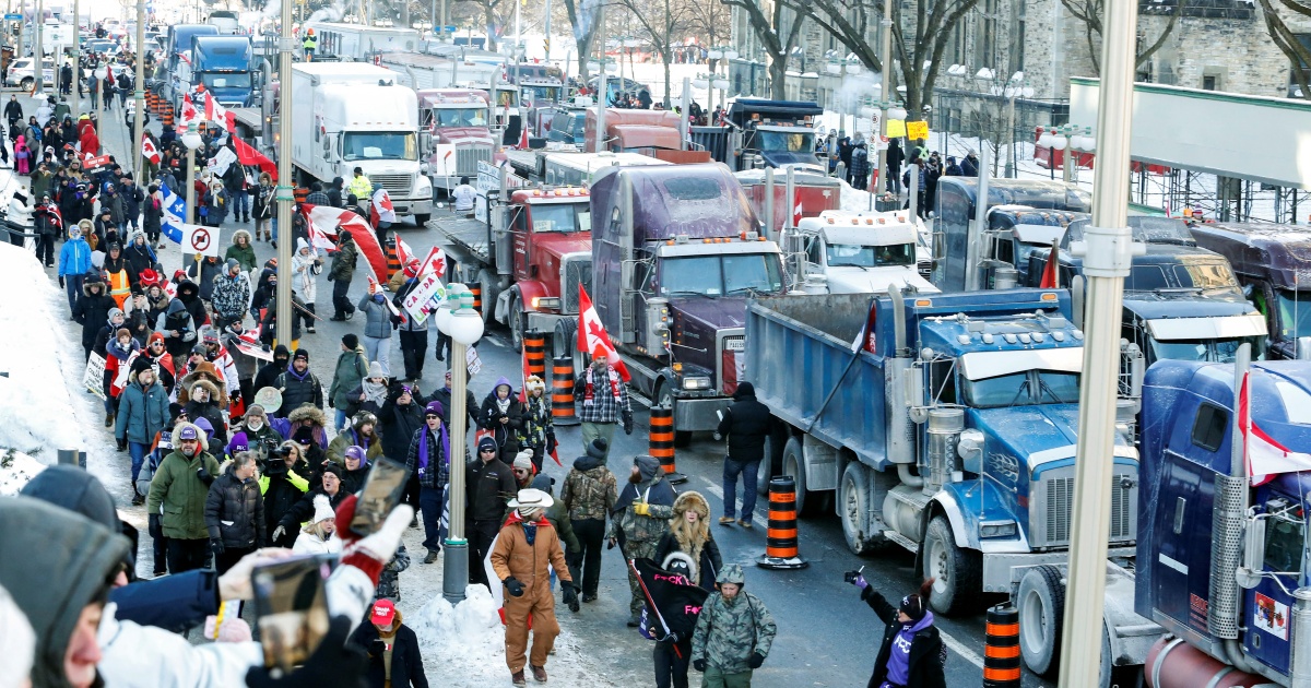 Canada truckers protests
