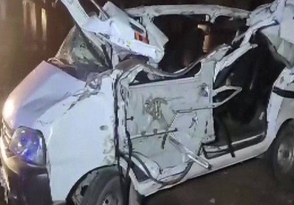 Visual of the car after the accident