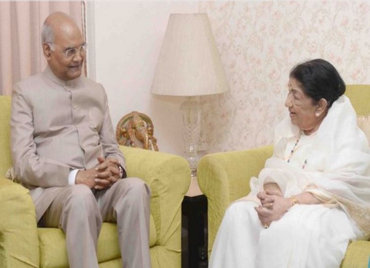 President Kovind condoled the demise of legendary singer Lata Mangeshkar (File Photo)