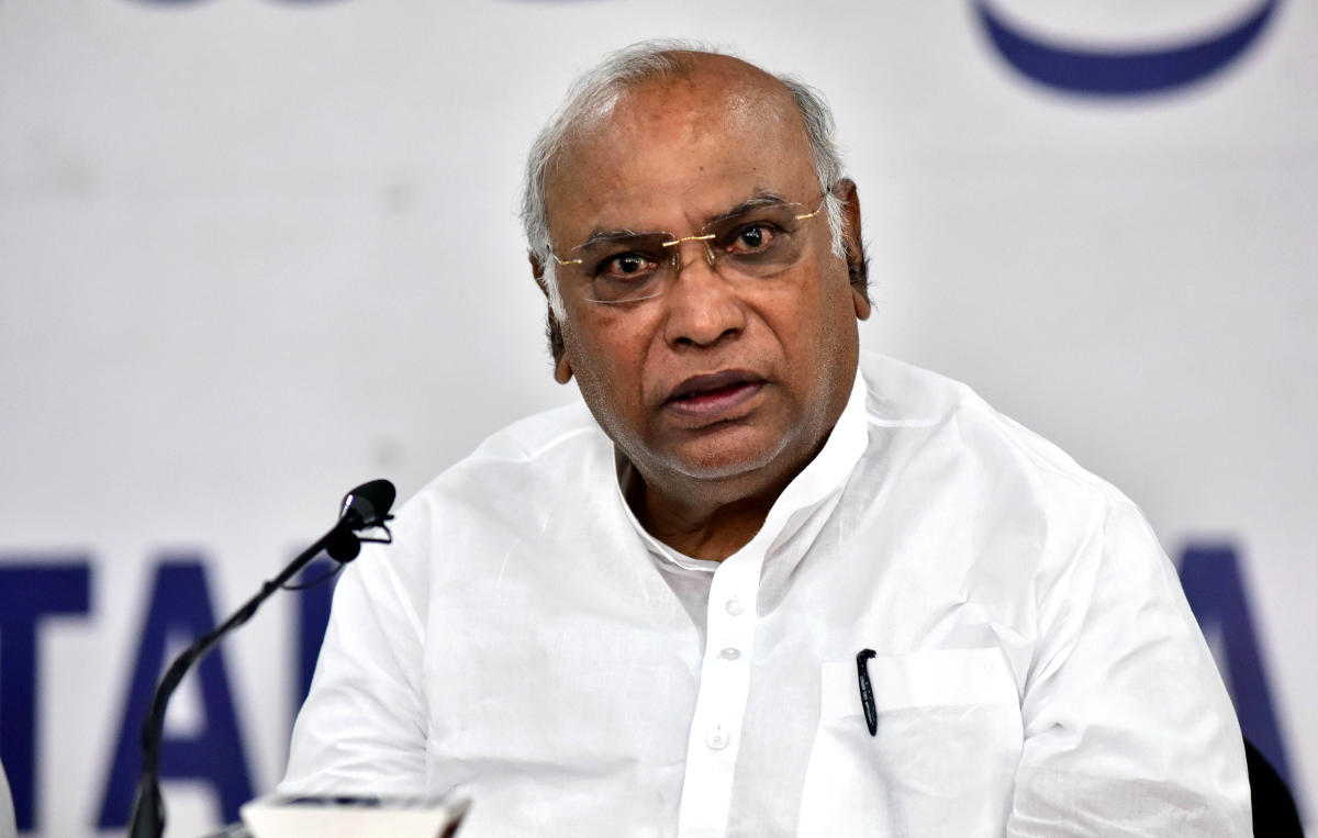 Congress leader Mallikarjun Kharge