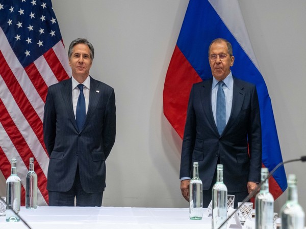 US Secretary of State Antony Blinken with Russian Foreign Minister Sergey Lavrov