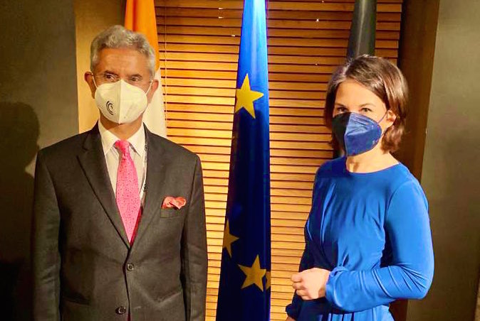 External Affairs Minister S Jaishankar and German counterpart Annalena Baerbock