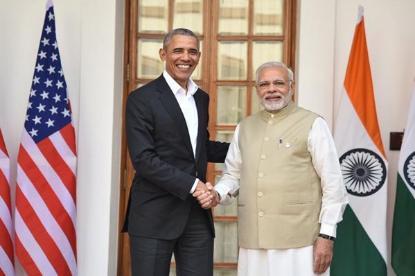 Former US President Barack Obama and Prime Minister Narendra Modi