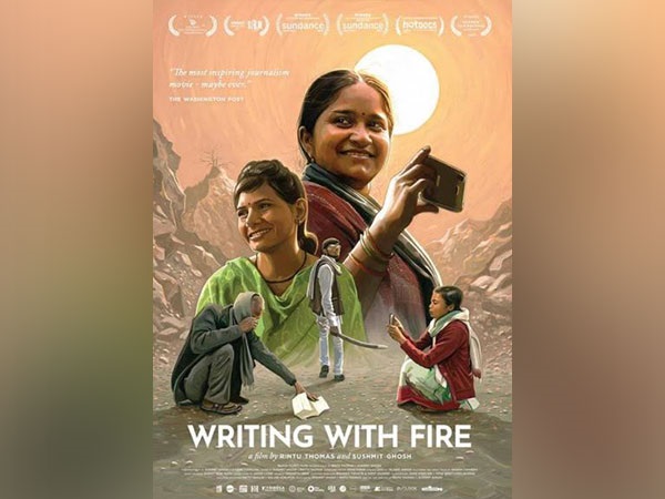 Poster of 'Writing with Fire'