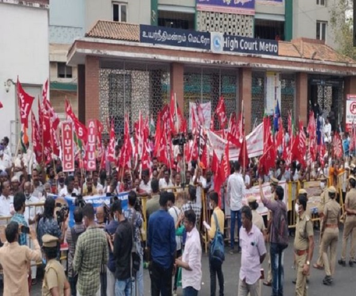 Visuals from Broadway Parrys, Chennai