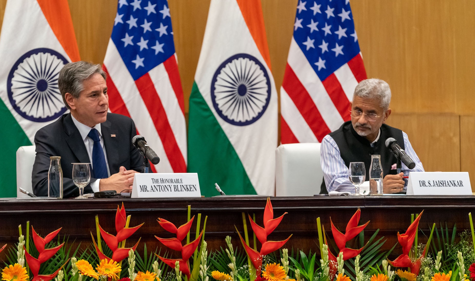 US Secretary of State Antony Blinken with External Affairs Minister S Jaishankar (File Photo)
