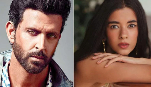 Bollywood actor Hrithik Roshan with his rumoured girlfriend Saba Azad