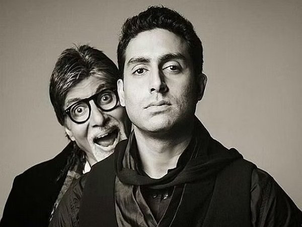Bollywood Actor Amitabh Bachchan and Abhishek Bachchan