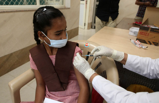 Over 3 crore youngsters between 12-14 age group vaccinated with 1st dose (File Photo)