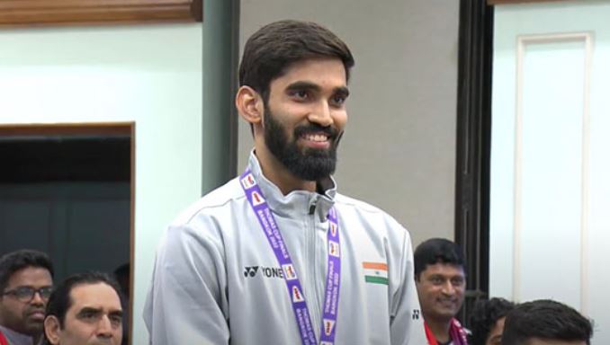 Indian shuttler Kidambi Srikanth