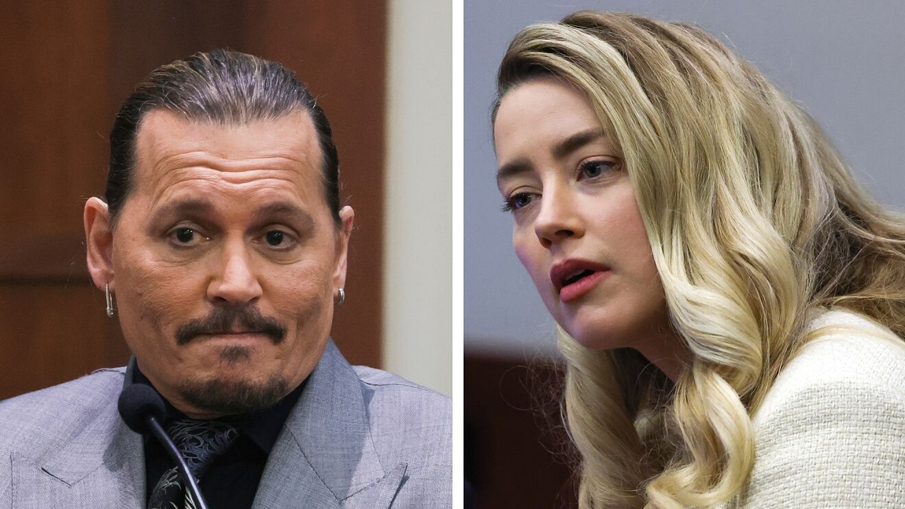 Johnny Depp and his ex-wife, Amber Heard (File Photo)