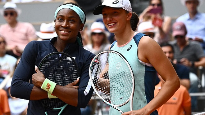 Coco Gauff And Iga Swiatek (File Photo)