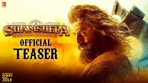 Film 'Shamshera' s Poster