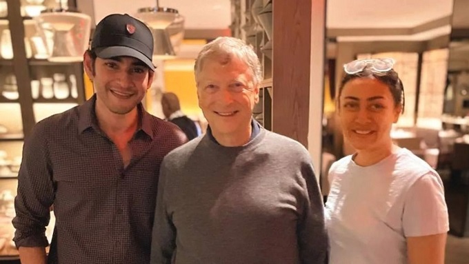 Mahesh Babu, his wife meet Bill Gates