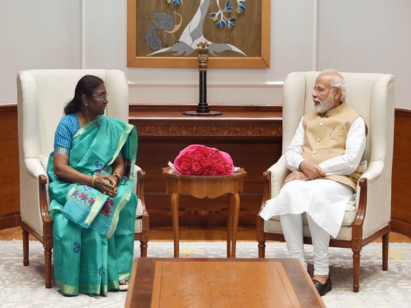 Prime Minister Narendra Modi and NDA Presidential candidate Droupadi Murmu