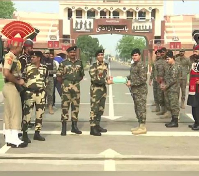 Visual from Attari-Wagah border