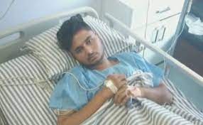 Ankit Jha was admitted to the hospital