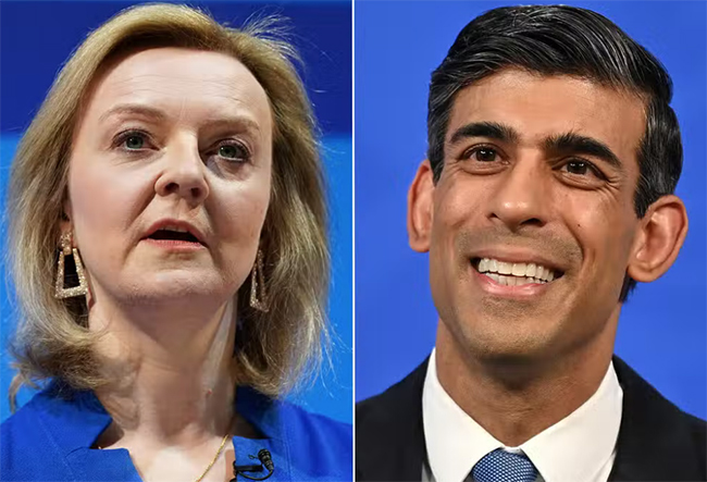 Liz Truss and Rishi Sunak (File Photo)