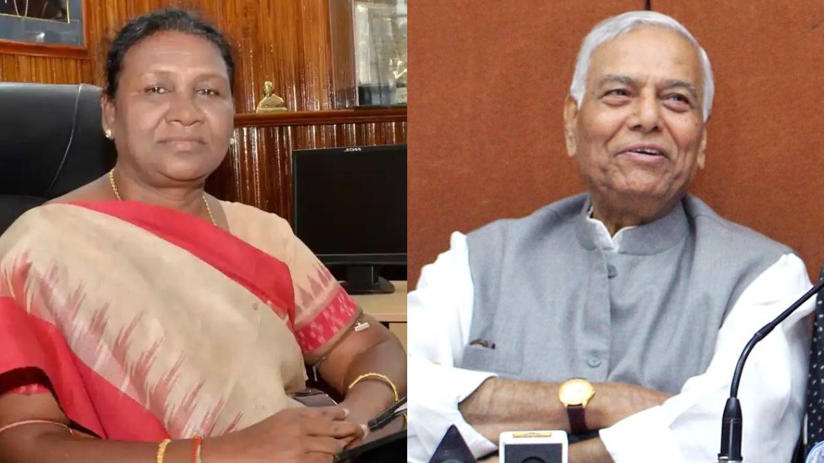 Droupadi Murmu, Yashwant Sinha (File Photo)