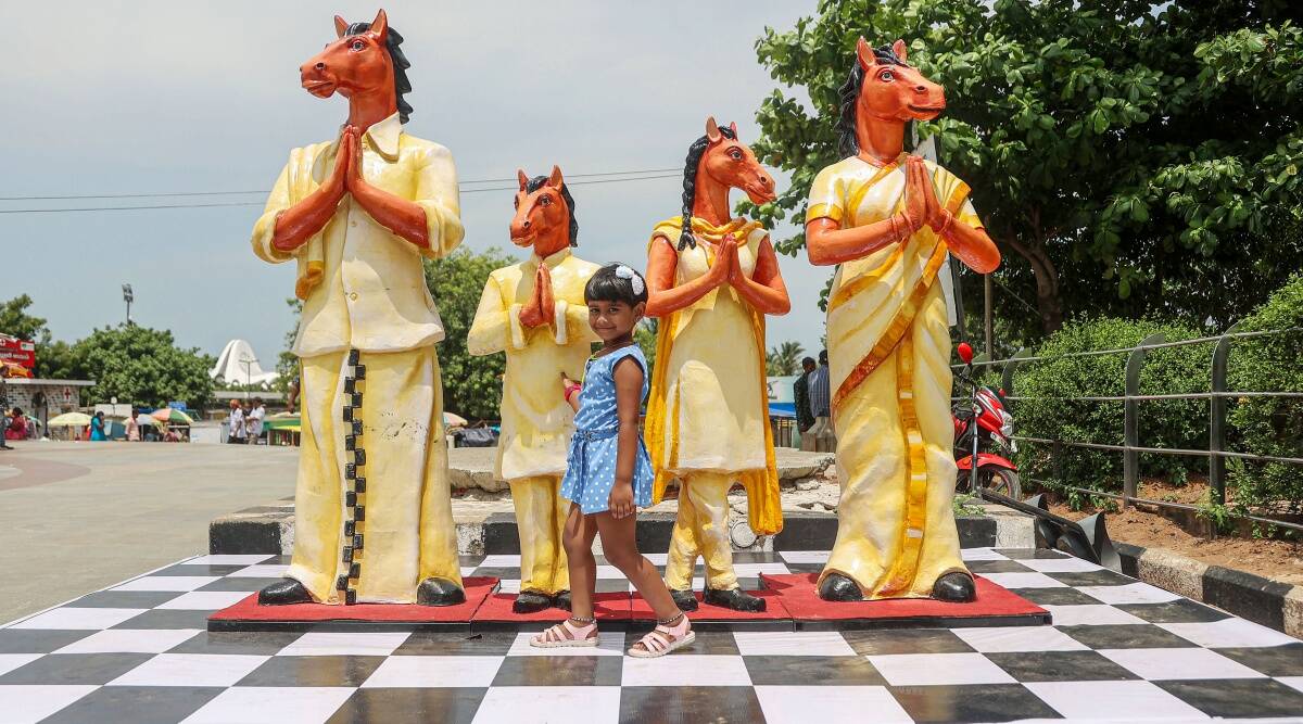 Chess Olympiad mascot Thambi family displayed ahead of 44th World Chess Olympiad